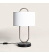 Lampe à Poser Métal et Tissu Duque - 114248 - vue 3