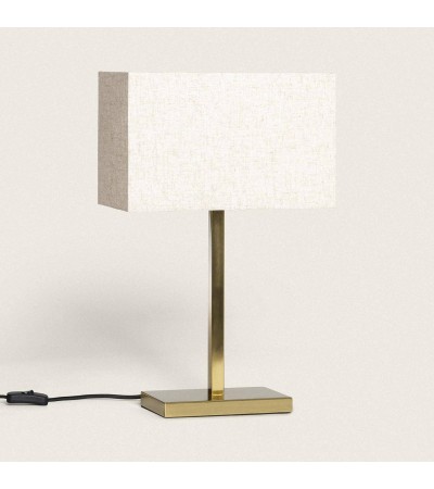 Lampe à Poser Métal et Tissu Katie - 114259 - vue 4