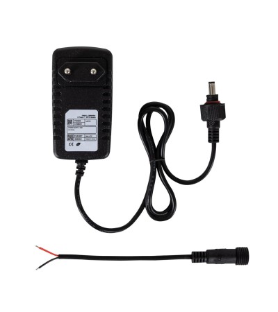 Bloc d'Alimentation 12V DC 24W 2A Jack avec Filetage de Sécurité