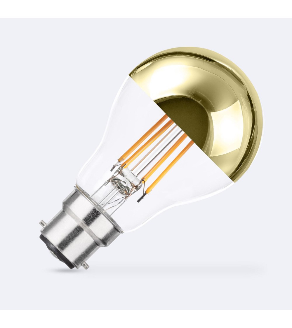 Ampoule Filament LED B22 8W 800 lm A60 Dimmable Gold Reflect - 112245 - vue 1