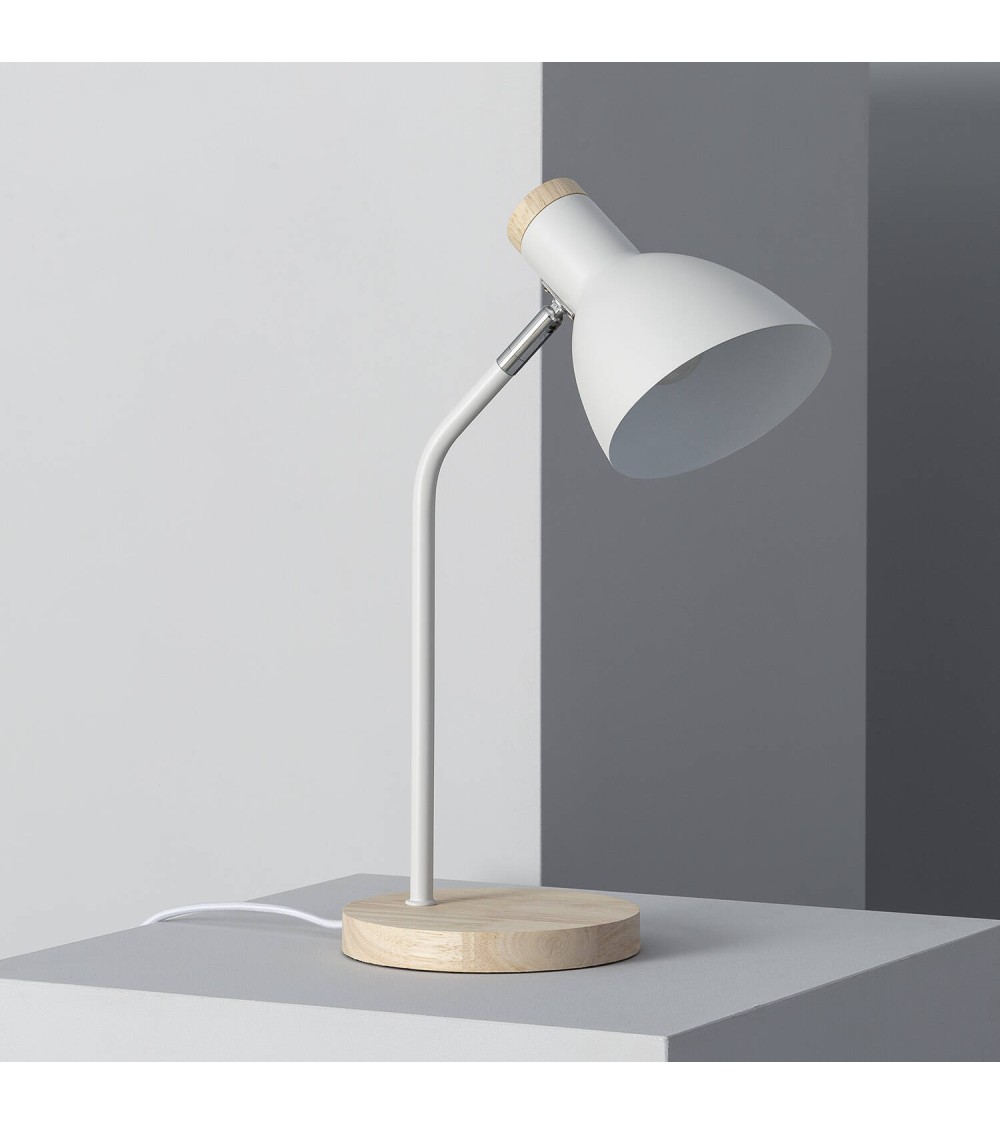 Lampe de Bureau Flex Aluminium et Bois Luxo - 63547 - vue 3