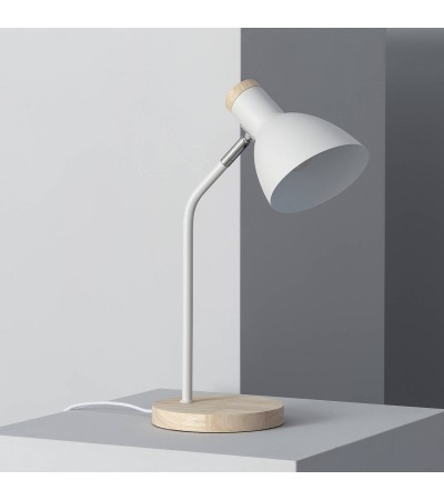 Lampe de Bureau Flex Aluminium et Bois Luxo - 63547 - vue 5