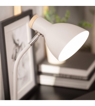 Lampe de Bureau Flex Aluminium et Bois Luxo - 63547 - vue 7