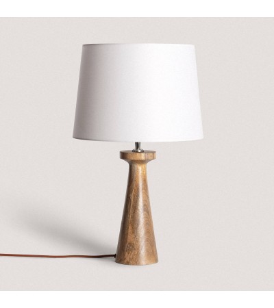 Lampe de table en bois Rani ILUZZIA - 100422 - vue 3