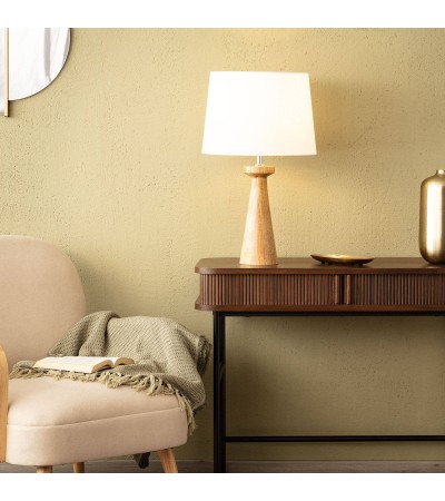 Lampe de table en bois Rani ILUZZIA - 100422 - vue 6