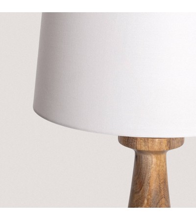 Lampe de table en bois Rani ILUZZIA - 100422 - vue 7