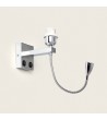 Lampe Murale avec Lumière de Lecture 2.5W Métal Silver-Kianga - 115862 - vue 5