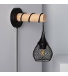 Lampe Murale Bois et Métal Monah - 71586 - vue 4