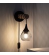 Lampe Murale Bois et Métal Monah - 71586 - vue 7
