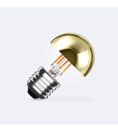 Ampoule Filament LED E27 4W 400 lm G45 Gold Reflect