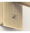 Lampe murale LED carrée en métal Gazny 2,5 W avec port USB - 111150 - vue 5