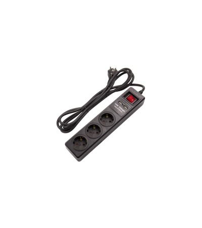 Bloc Multiprises 3 Prises Type F Schuko EU + 2xUSB 3m