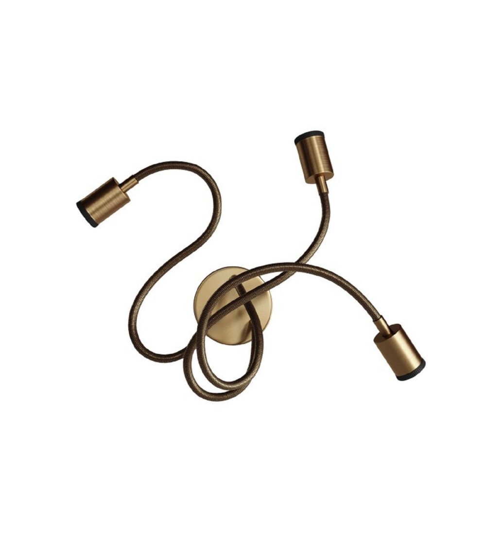 Lampe Murale LED Métal Mini Spotlight Creative-Cables SPM3FLGUOTS60OTSRZ24-L - 94873 - vue 3