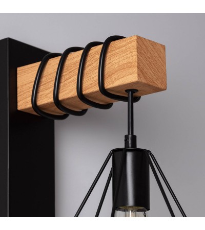 Lampe Murale Métal et Bois Sardo - 71593 - vue 9