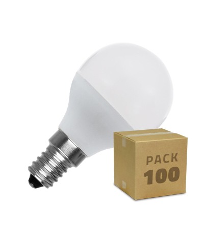 Boîte de 100 Ampoules LED E14 G45 5W Blanc Neutre
