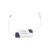 Boîte de 100 Dalles LED 12W Carrée Extra-Plate Blanc Froid Coupe 155x155mm - 94371 - vue 6
