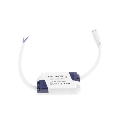 Boîte de 100 Dalles LED 12W Ronde Extra-Plate Blanc Neutre Coupe à˜ 155mm - 94027 - vue 6