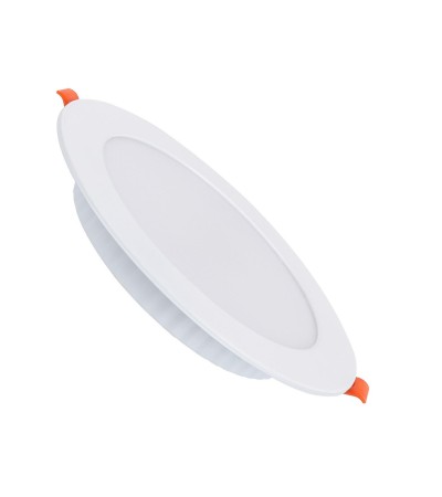 Boîte de 40 Dalles LED 12W Dimmable Ronde Slim Blanc Froid Coupe à˜ 140 mm