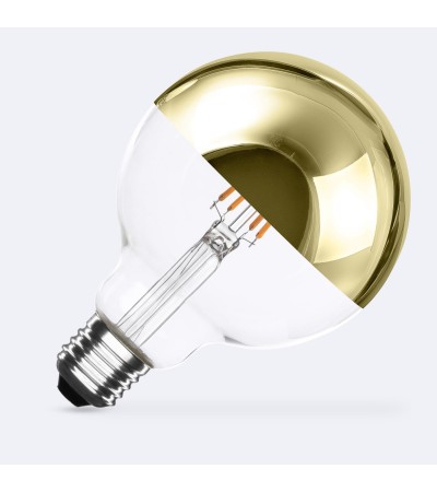 Ampoule Filament LED E27 6W 600 lm G95 Gold Reflect