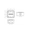 Boîte de Dérivation Étanche en Saillie IP55 85x85x45 mm - 4510 - vue 4