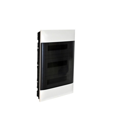 Boîte d'Encastrement Practibox S pour Cloisons Préfabriquées Porte Transparente 3x18 Modules LEGRAND 137078