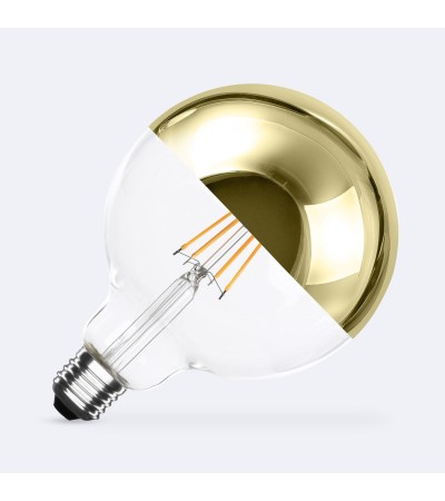 Ampoule Filament LED E27 8W 800 lm G125 Gold Reflect