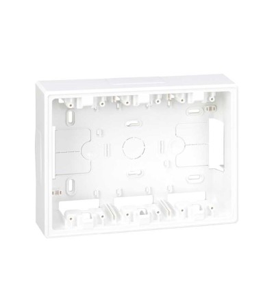 Boîtier en saillie pour 3 éléments Blanc SIMON 500 Cima 51050003-030