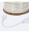 Ruban LED Dimmable 220V SMD 120 LED/m BOBINE 50m 8.5W/m 850lm/m Largeur 12mm Coupe 20cm IP65 - 115172 - vue 2