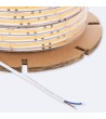 Ruban LED Dimmable 220V COB Auto-redressement 560 LED/m BOBINE 50m 14W/m 1250lm/m SILICONE FLEX IC2 Largeur 10mm Coupe 10cm…