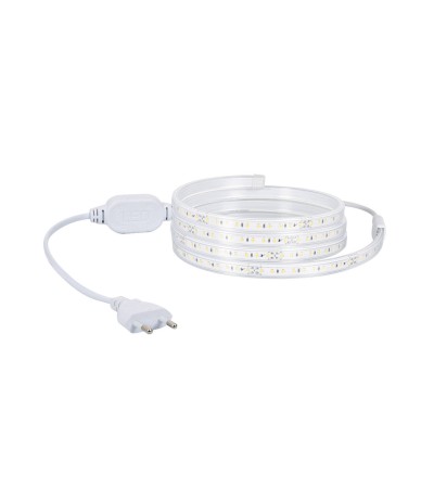 Bobine LED 220V AC 100LED/m 50m Blanc Chaud IP67 50m Largeur 14mm Coupe tous les 25cm - 86986 - vue 4