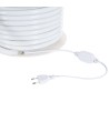 Bobine Néon LED Flexible 360º Rond Dimmable 220V AC 120LED/m IP67 Jaune 50 Mètres sur Mesure Coupe Tous les 100cm - 4414…