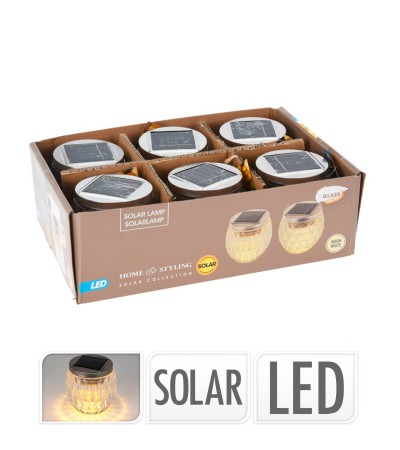 Bocal en Verre LED Solaire Kesia - 104569 - vue 3