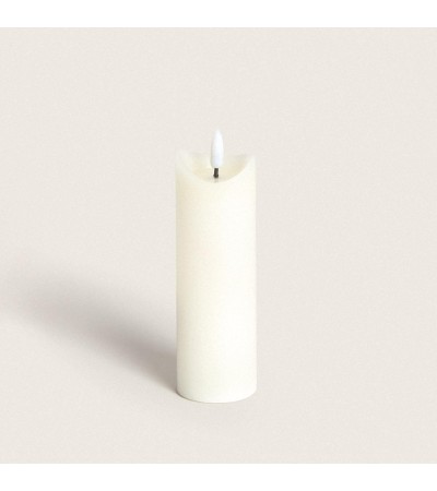 Bougie LED Cire Naturelle à Pile 15 cm - 109637 - vue 1