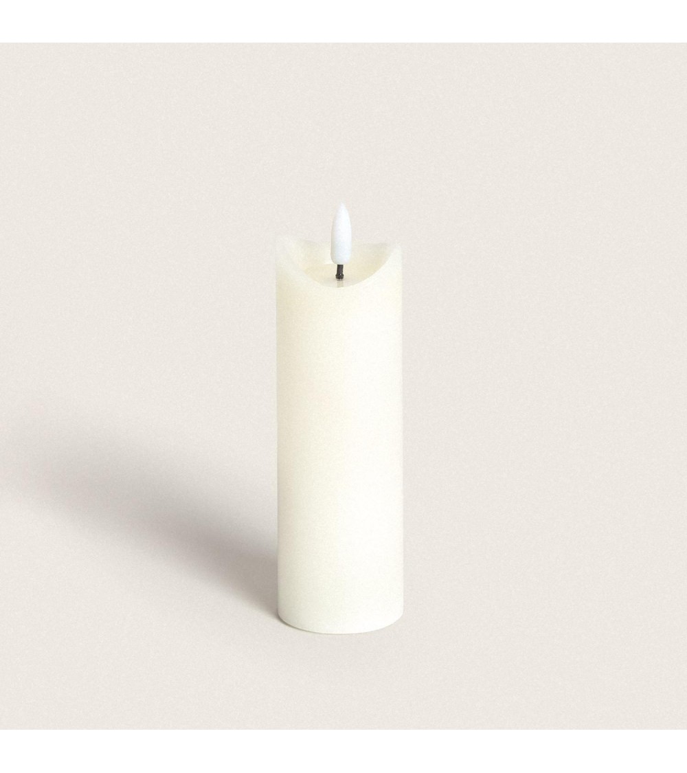 Bougie LED Cire Naturelle à Pile 15 cm - 109637 - vue 1