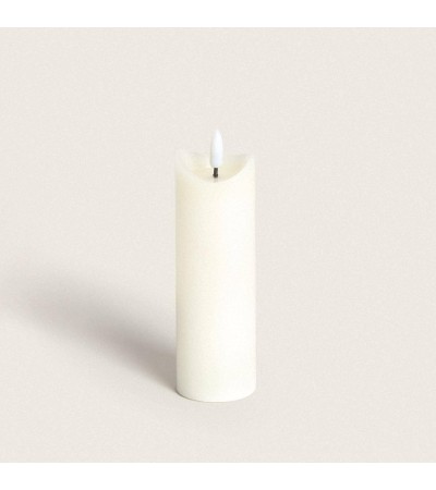 Bougie LED Cire Naturelle à Pile 15 cm - 109637 - vue 3