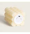 Bougie LED Cire Naturelle Carrée à Piles 8.8 cm - 109682 - vue 5