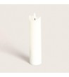 Bougie LED en Cire Naturelle à Pile 20 cm - 109643 - vue 3