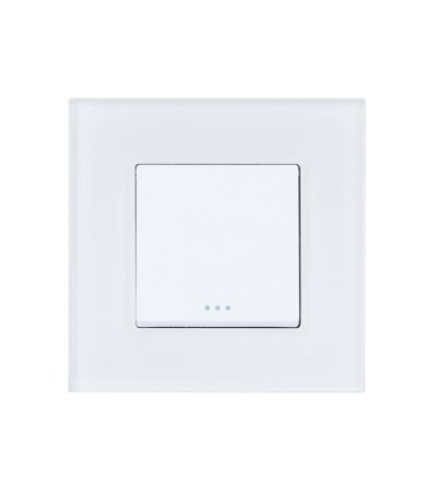Bouton Poussoir Simple avec Cadre PC Modern - 35583 - vue 2