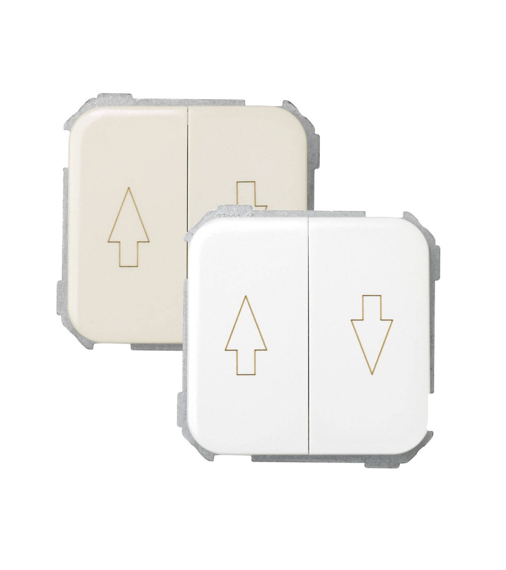 Bouton-Poussoir avec Touche pour Volets Roulants Automatiques SIMON 31 31331 - 68509 - vue 1
