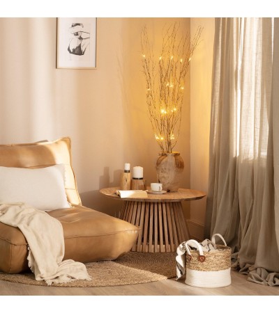 Branches Décoratives LED Bambou Naturel 1,2m