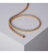 Câble Électrique Textile Tressé Natural - 71891 - vue 3