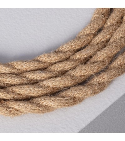 Câble Électrique Textile Tressé Natural - 71891 - vue 4