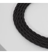 Câble Électrique Textile Tressé Noir - 66591 - vue 4