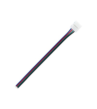 Câble Connecteur Rapide Ruban LED 12/24V DC RGB 10mm 4 BROCHES