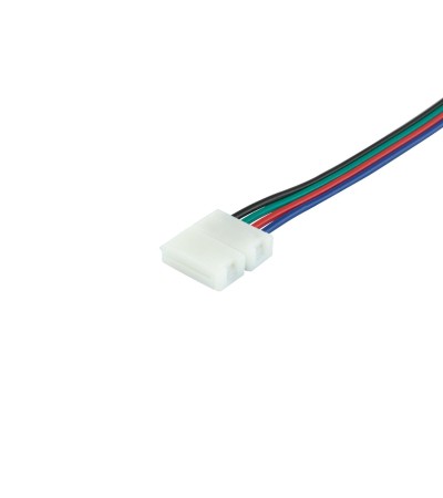Câble Connecteur Rapide Ruban LED 12/24V DC RGB 10mm 4 BROCHES - 214 - vue 2