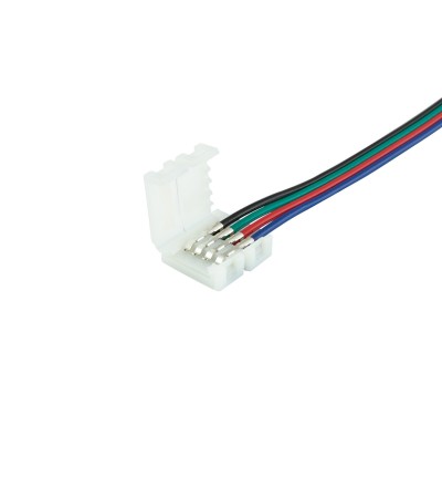 Câble Connecteur Rapide Ruban LED 12/24V DC RGB 10mm 4 BROCHES - 214 - vue 3