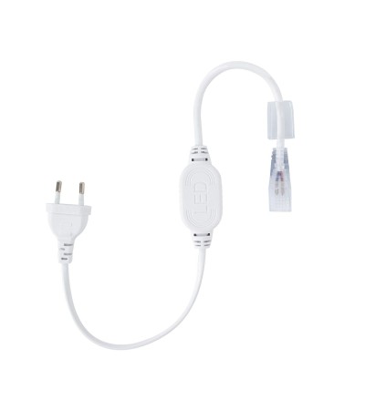 Câble Rectificateur Courant Ruban LED 220V AC SMD&COB IP65 Monochrome Coupe tous les 50cm