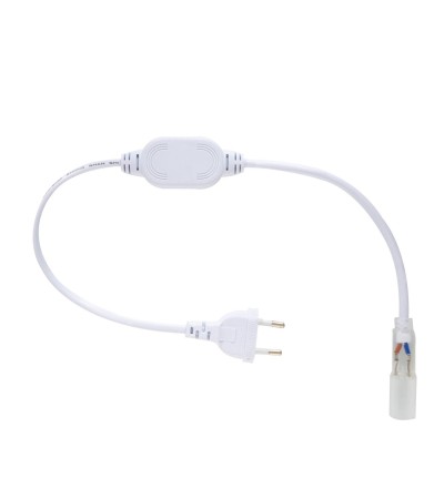 Cable Rectificateur pour Gaine LED Ronde 220V AC IP65 sur Mesure Coupe Tous les 100cm