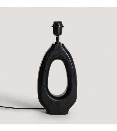 Pied de Lampe à Poser en bois Black Darshan ILUZZIA - 100050 - vue 5