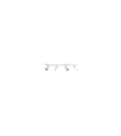 Plafonnier PHILIPS 4 Spots Pongee - 82422 - vue 4